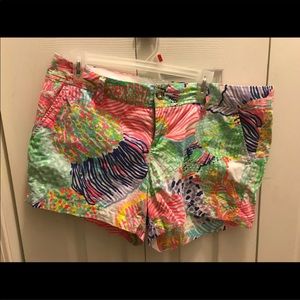 EUC Lilly Pulitzer Roar of the Seas shorts